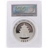 Image 2 : 2011 China Panda Silver Coin 10 Yuan PCGS First Strike MS70