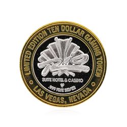.999 Silver Rio Suite Hotel Las Vegas  $10 Casino Gaming Token Limited Edition