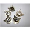 Image 2 : TAXCO Mexican Pre Eagle Sterling Lapis Button Covers