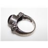 Image 2 : Art Deco Sterling Onyx Ring Size 7