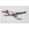 Image 2 : Vintage Zuni Sterling Turquoise Road Runner Pin