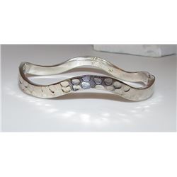 Taxco Sterling Silver MOD Wavy Bracelet