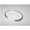 Image 2 : Native American Navajo Old Pawn Sterling Silver Cuff Bracelet with Hand Etched Design 30gr Artist Si