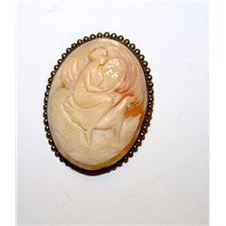 Antique Victorian 800 Silver Large Cameo