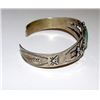 Image 3 : Old Pawn Navajo Made BELL TRADING Sterling Silver Turquoise Cuff Bracelet