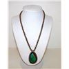 Image 2 : Vintage Old Pawn Native American Navajo Sterling Silver Turquoise Traditional Design Statement Neckl