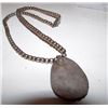 Image 3 : Vintage Old Pawn Native American Navajo Sterling Silver Turquoise Traditional Design Statement Neckl