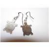 Image 2 : HOPI Native American Turtle Dangle Earrings Tribal Design