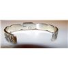 Image 3 : Vintage Native American Navajo Sterling Silver Blue Diamond Mine Turquoise Cuff Bracelet Hand Etched
