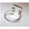 Image 3 : Vintage Native American Navajo Sterling Silver Kingman Mine Turquoise Statement Ring Size 9 by Highl