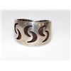 Image 1 : Vintage Native American Hopi Arthur Yowytewa Sterling Silver Ring Size 6 Tribal Half Moon Design