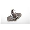 Image 3 : Vintage Old Pawn Native American Navajo Sterling Silver Southwestern Mines Turquoise Statement Ring 