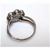 Image 2 : Old Pawn Native American Zuni Sterling Silver Turquoise Coral MOP Jet Sun Face Inlay Flower Ring Siz