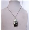 Image 1 : Vintage HOPI Native American Sterling Silver Kokopelli Pendant Necklace by the Collectible Hopi Arti