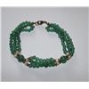 Image 1 : Green Jade Jadeite Beaded Bracelet