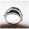 Image 3 : Art Nouveau Style Sterling Silver Turquoise Statement Cocktail Ring Size 6