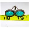 Image 2 : Navajo Old Pawn Native American Sterling Silver Turquoise Coral Bypass Ring Size 6.5 Squash Blossom 
