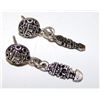 Image 1 : Sterling Silver 925 Tribal Aztec Maya Earrings