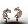 Image 2 : Old Pawn Navajo Sterling  Kokopelli Earrings