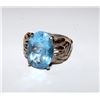 Image 1 : Art Deco Sterling 925 Topaz Ring 6
