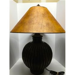 Rustic Western Country Brass Base Large lamp