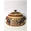 Image 1 : Vintage Mexican Tonala Pottery Large Lidded Bowl