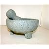 Image 2 : Vintage Large Mexican Molcajete Stone Grinder Lava