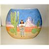 Image 2 : Southwestern Art Pottery 22K Gold Leaf Pillow Vase