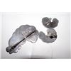 Image 3 : Vintage MARGOT DE TAXCO Sterling Set Brooch Earrings