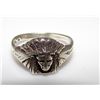 Image 1 : Native American Navajo Sterling Chief Ring 8