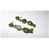 Image 1 : Vintage Sterling 925 Peridot Earrings