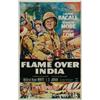 Image 1 : Flame Over India, 1960, 20th Century Fox (U.S.), on linen, condition B+., 41" x 27" - 104.1 x...