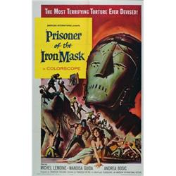 Prisoner of the Iron Mask, 1962, American International (U.S.), folded, condition A-., 41" x...