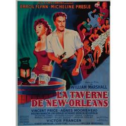 Adventures of Captain Fabian, 1951, Corona (French), on linen, condition B-., 60" x 45" - 152...