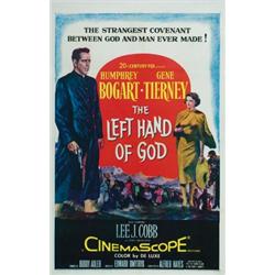 The Left Hand of God, 1955, 20th Century Fox (U.S.), on linen, condition B+. Bogart as a priest...