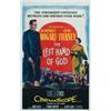 Image 1 : The Left Hand of God, 1955, 20th Century Fox (U.S.), on linen, condition B+. Bogart as a priest...