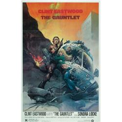 The Gauntlet, 1977, Warner Brothers (U.S.), folded, condition B. Frazetta artwork., 41" x 27"...