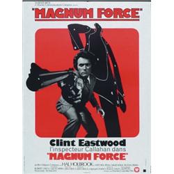 Magnum Force, 1973, Warner Brothers (French), folded, condition A-., 33" x 23" - 83.8 x 58.4...