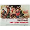 Image 1 : The Train Robbers, 1973, Warner Brothers (British Quad), on linen, condition B+., 30" x 40" -...