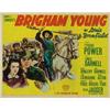 Image 1 : Brigham Young, 1940, 20th Century Fox (U.S.), rolled, condition B., 22" x 28" - 55.9 x 71.1 c...