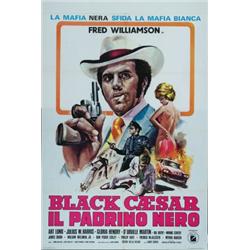 Black Caesar, 1974, American International (Italian), condition A-., 55" x 39" - 139.7 x 99.1...