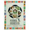 Image 1 : Football Mexico 1970, 1971, Lewis Rank (Mexican), on linen, condition B+., 39" x 26" - 99.1 x...