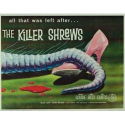 The Killer Shrews, 1959, McLendon Radio Pictures (U.S.), rolled, condition B+., 22" x 28" - 5...