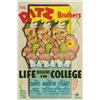 Image 1 : Life Begins in College, 1938, 20th Century Fox (U.S.), on linen, condition A-., 41" x 27" - 1...