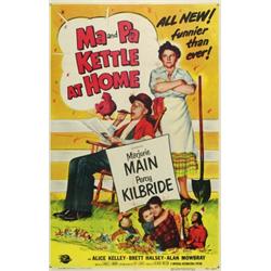 Ma and Pa Kettle at Home, 1954, Universal Studios (U.S.), folded, condition B., 41" x 27" - 1...