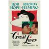 Image 1 : The Great Lover, 1949, Paramount Pictures (U.S.), on linen, condition A-. Bob Hope celebrated h...