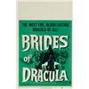 Image 1 : Brides of Dracula/The Son of Frankenstein, 1960, Universal Studios (U.S.), rolled, condition A;...