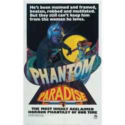 Phantom of the Paradise, 1974, 20th Century Fox (U.S.), folded, condition B+., A rare style o...