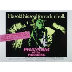 Phantom of the Paradise, 1974, 20th Century Fox (British), folded, condition B+., 30" x 40" -...