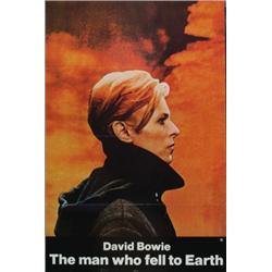 The Man Who Fell to Earth, 1976, Cinema 5 Release (U.S.), folded, condition B., 41" x 27" - 1...